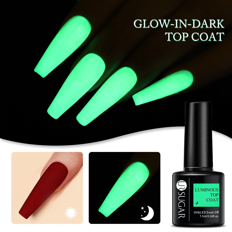Fluorescent Glow-in-dark Gel Nail